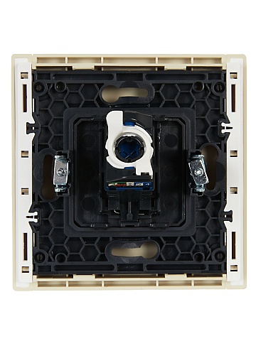 IEK FORTE&PIANO Ваниль Розетка комп. RJ45 кат.6 FP431
