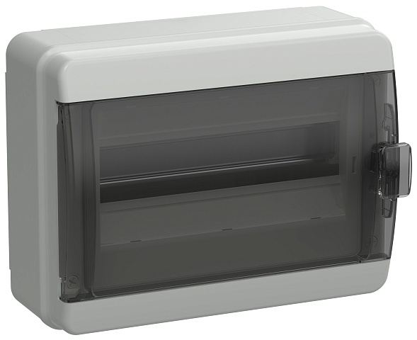 IEK TEKFOR Корпус пласт. КМПн-12 IP65 черн. прозр. дверь
