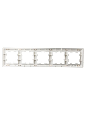 IEK BRITE DECOR Белый 3D-форма Рамка 5-м РУ-5-Бр