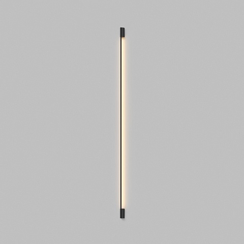 Denkirs DK5086-BK Светильник настенный TRIXRAY, 18Вт, 2200 мм, 3000К, алюминий, черный