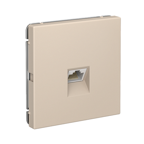 Systeme Electric ArtGallery Песочный Розетка компьютерная RJ45, кат. 6A, механизм