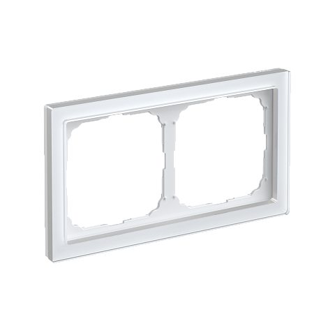 Systeme Electric ArtGallery Pure Органическое стекло Белый Рамка 2-ая