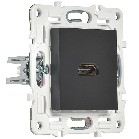 IEK SKANDY Черный Розетка HDMI SK-H01Bl