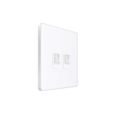 Systeme Electric Systeme Infinity Арктический лед Розетка информационная RJ-45 кат.5e 2-я