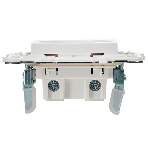 IEK SKANDY Арктический белый Розетка б/з 10А SK-R02W