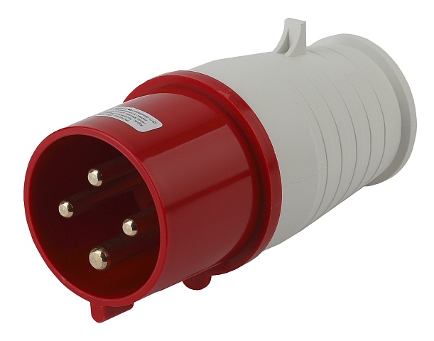 ЭРА Вилка V-32-3P-PE-IP44 переносная 024 3Р+РЕ 32А 380В IP44