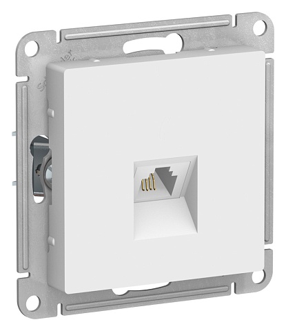 Systeme Electric AtlasDesign Лотос Розетка телефонная RJ11, механизм