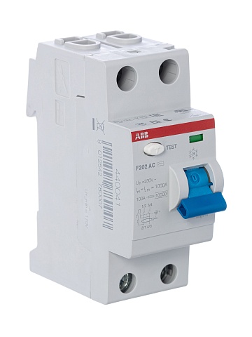ABB F202AC УЗО 2Р 63А 100mA (AC)