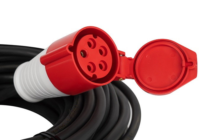 ЭРА Удлинитель силовой IND380-U-1e-5x2,5-20m-IP44 на 380В в бухте 1 розетка CEE 5P 20м КГ 5х2,5 32A IP44