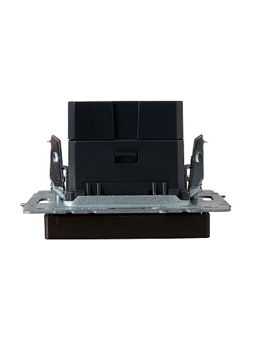 IEK BRITE Роз. USB A+C 18Вт РЮ11-1-БрТБ бр.
