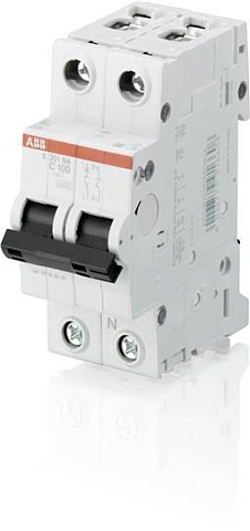 ABB Выключатель автоматический 1P+N S201 B100NA