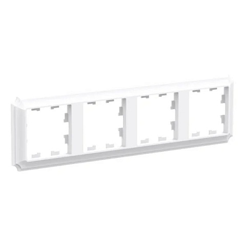 Systeme Electric AtlasDesign Antique 4-постовая РАМКА, универсальная, ЛОТОС