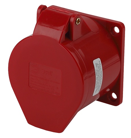 ЭРА Розетка R(IN)-32-3P-PE-N-IP44 стационарная внутренняя 425 3Р+РЕ+N 32А 380В IP44