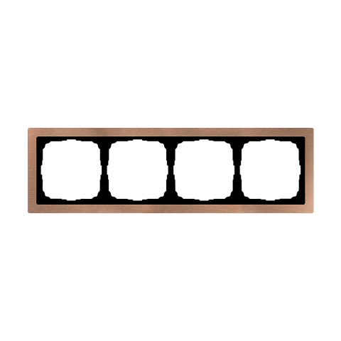 Systeme Electric ArtGallery Pure Металл Медь Рамка 4-ая