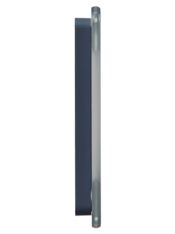IEK BRITE DECOR Графит матовый стекло скругл.угол Рамка 3-м РУ-3-2-Бр RE