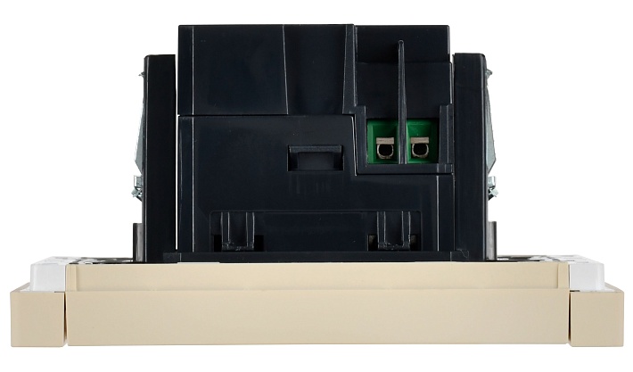 IEK FORTE&PIANO Ваниль Розетка USB A+C 18Вт FP451