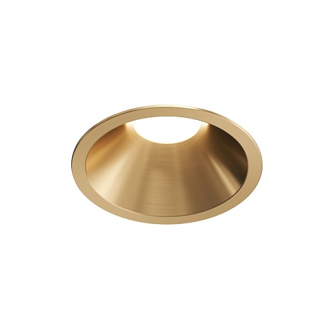 Denkirs DK2431-SB Встраиваемый светильник SHINE GLOW 15Вт, 3000-4000К, IP20, сатин. латунь, алюминий