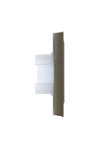 IEK BRITE Рамка 2-местная IP44 РУ-2-БрШ-44 шампань