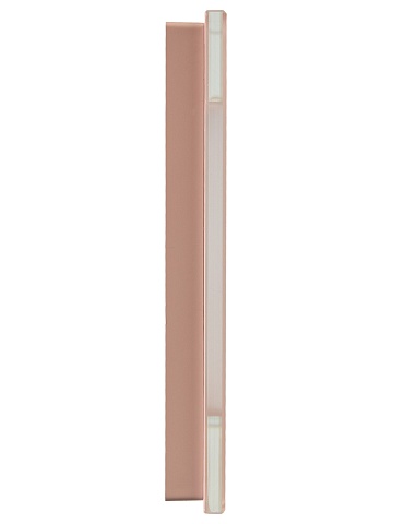 IEK BRITE DECOR Персик матовый стекло Рамка 2-мест. РУ-2-2-БрП