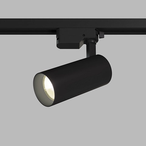 Denkirs DK6451-BK Трековый светильник SOLID KOPER, 135мм, d60, 220V, LED 3000K, 15W, IP20, черный, алюминий