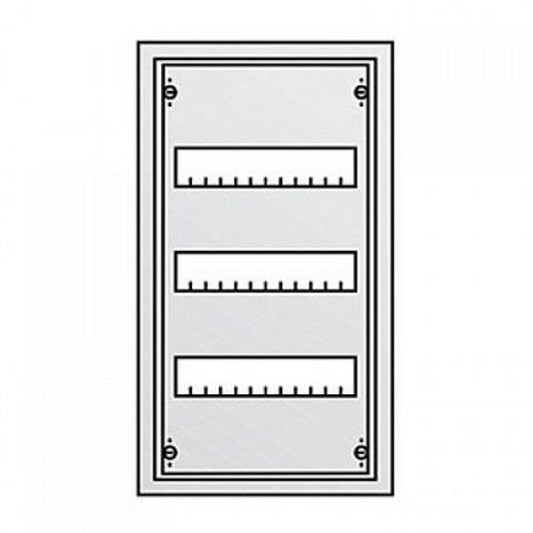 ABB Шкаф 36 М навесной IP44, 500x300x160 с расстоянием между DIN-рейками 125 мм и винтовыми клеммами N/PE CA13V