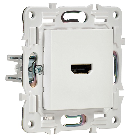 IEK SKANDY Арктический белый Розетка HDMI SK-H01W