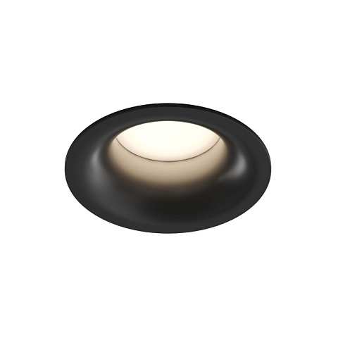 Denkirs DK3124-BK Встраиваемый влагозащищенный светильник KIBEK, IP65, 15 Вт, GU5.3, LED, черный, пластик