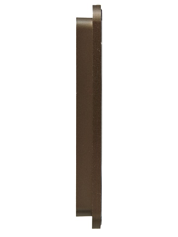 IEK BRITE DECOR Латунь металл. скругл.угол Рамка 3-м РУ-3-1-Бр RE