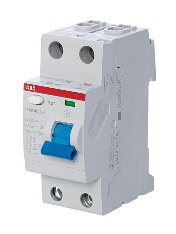 ABB F202AC УЗО 2Р 40А 100mA (AC)
