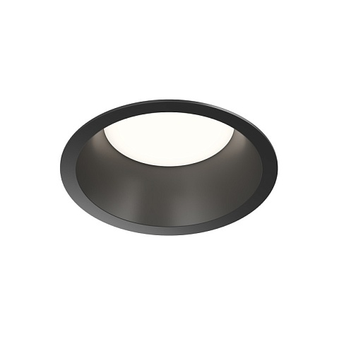 Denkirs DK2155-BK Встраиваемый светильник INER, до 15 Вт LED, GX53, IP20, алюминий, чёрный