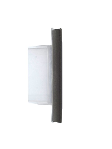IEK BRITE Рамка 1-местная IP44 РУ-1-БрС-44 сталь