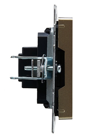 IEK BRITE Розетка HDMI РHDMI-0-БрШ шампань