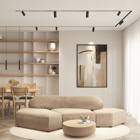 Denkirs DK8210-BK Трековый акцентный светильник SIMPLE SPOT